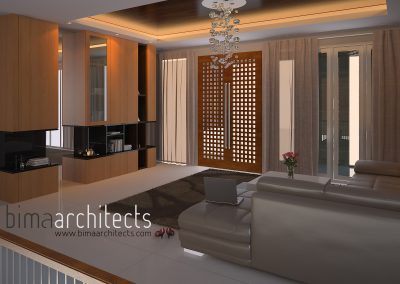 bimaarchitects - interior agung - Living Room lt 2 View 1